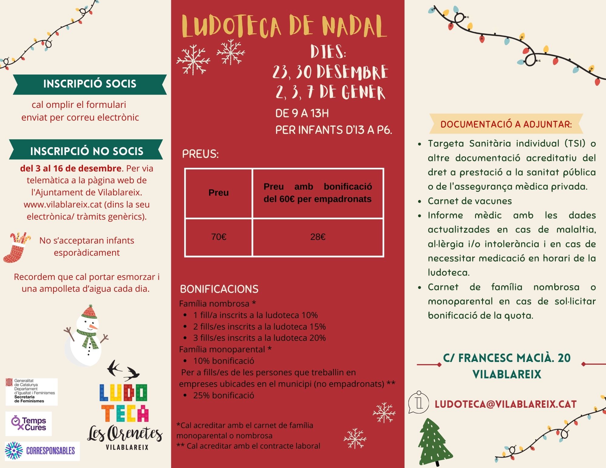 Ludoteca de Nadal