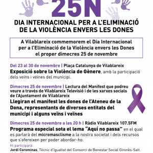 Dia Internacional per a l'eliminació de la violència envers les dones